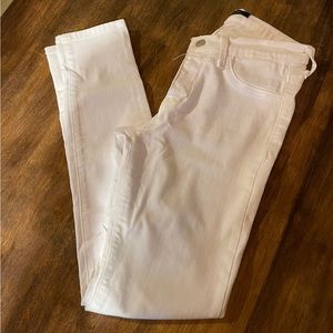Flying monkey white skinny jeans, size 27.